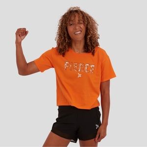 Orangetheory Short Sleeve Fierce Crop Tee